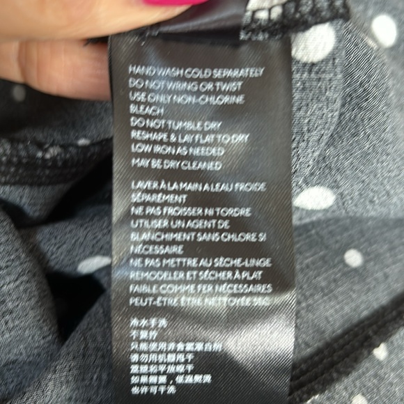 Anthropology, beautiful black, and white maxi dress - Picture 7 of 8